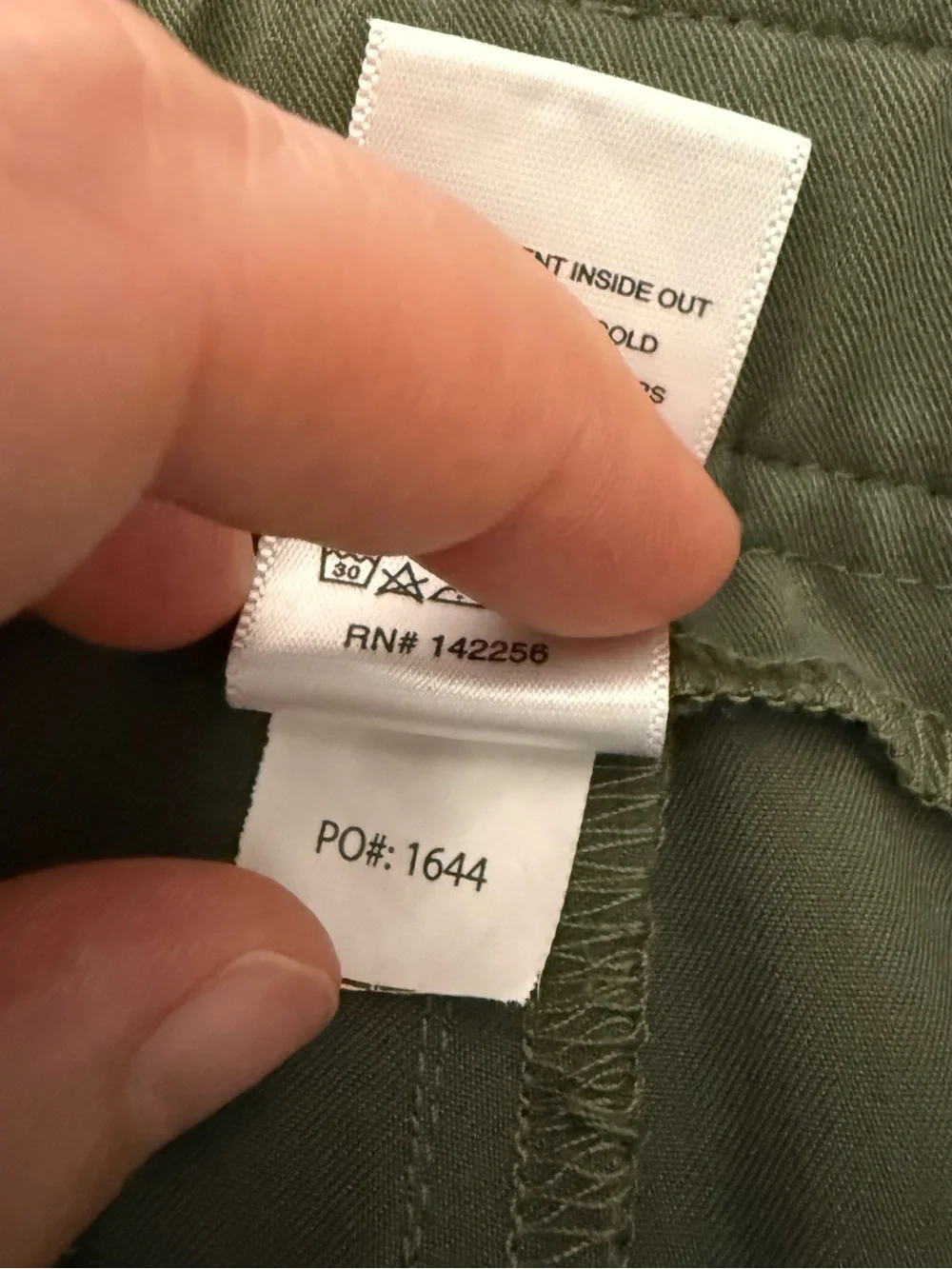 Figs Olive Green Joggers with Navy Drawstring